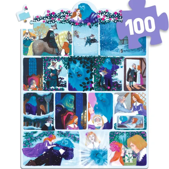 Story Puzzle - La Belle et la Bête - 100 Pièces
