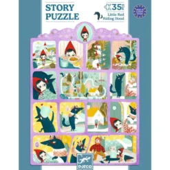 Story Puzzle - Le Petit Chaperon Rouge - 35 Pièces