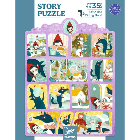 Story Puzzle - Le Petit Chaperon Rouge - 35 Pièces