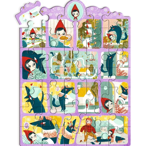 Story Puzzle - Le Petit Chaperon Rouge - 35 Pièces
