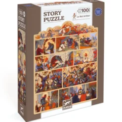 Story puzzle - Le Roi Arthur - 100 Pièces