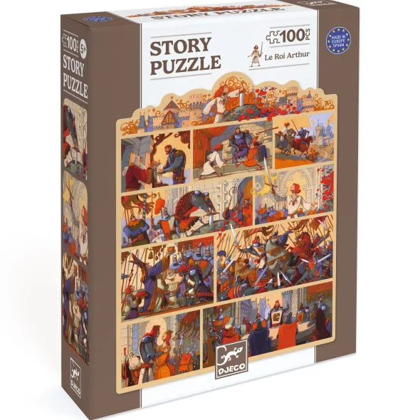 Story puzzle - Le Roi Arthur - 100 Pièces