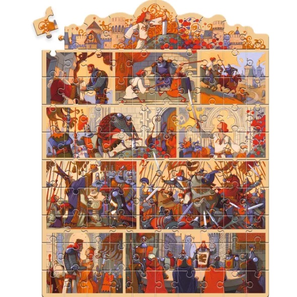 Story puzzle - Le Roi Arthur - 100 Pièces