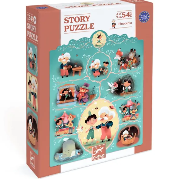 Story Puzzle - Pinocchio - 54 Pièces