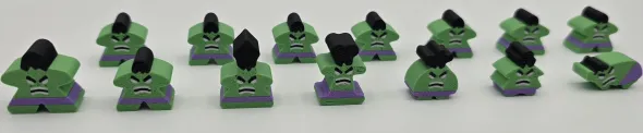 Superhero set 2 - Carcassonne Big Box Meeples