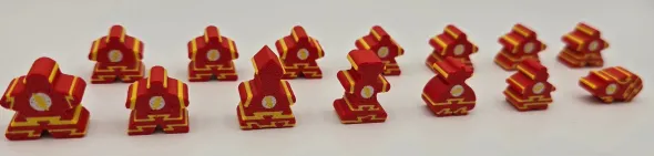 Superhero set 1 - Carcassonne Big Box Meeples