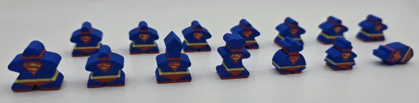 Superhero set 1 - Carcassonne Big Box Meeples