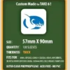 Swan Panasia - Card Sleeves Premium - 57x90mm - 100p
