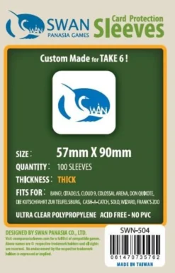 Swan Panasia - Card Sleeves Premium - 57x90mm - 100p