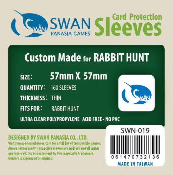 Swan Panasia - Card Sleeves Standard - 57x57mm - 160p