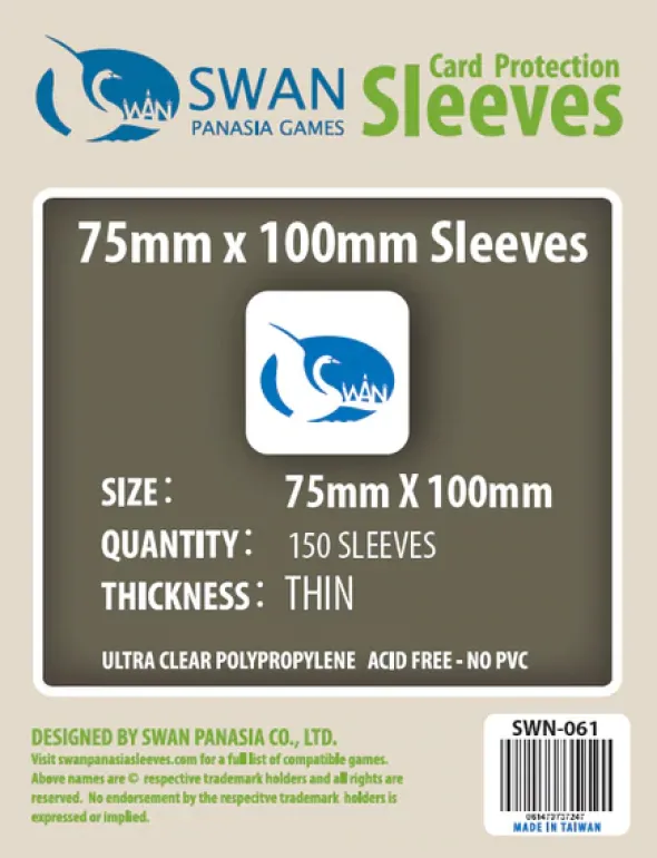 Swan Panasia - Card Sleeves Standard - 75x100mm - 150p