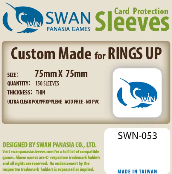 Swan Panasia - Card Sleeves Standard - 75x75mm - 150p