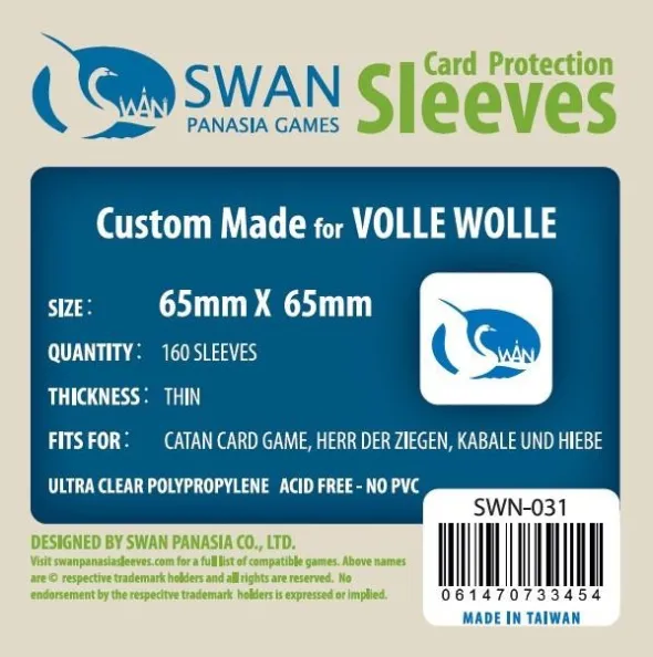 Swan Panasia - Card Sleeves Standard - 65x65mm - 160p