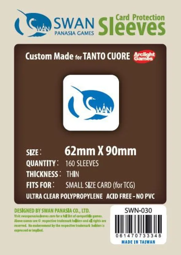 Swan Panasia - Card Sleeves Standard - 62x90mm - 160p