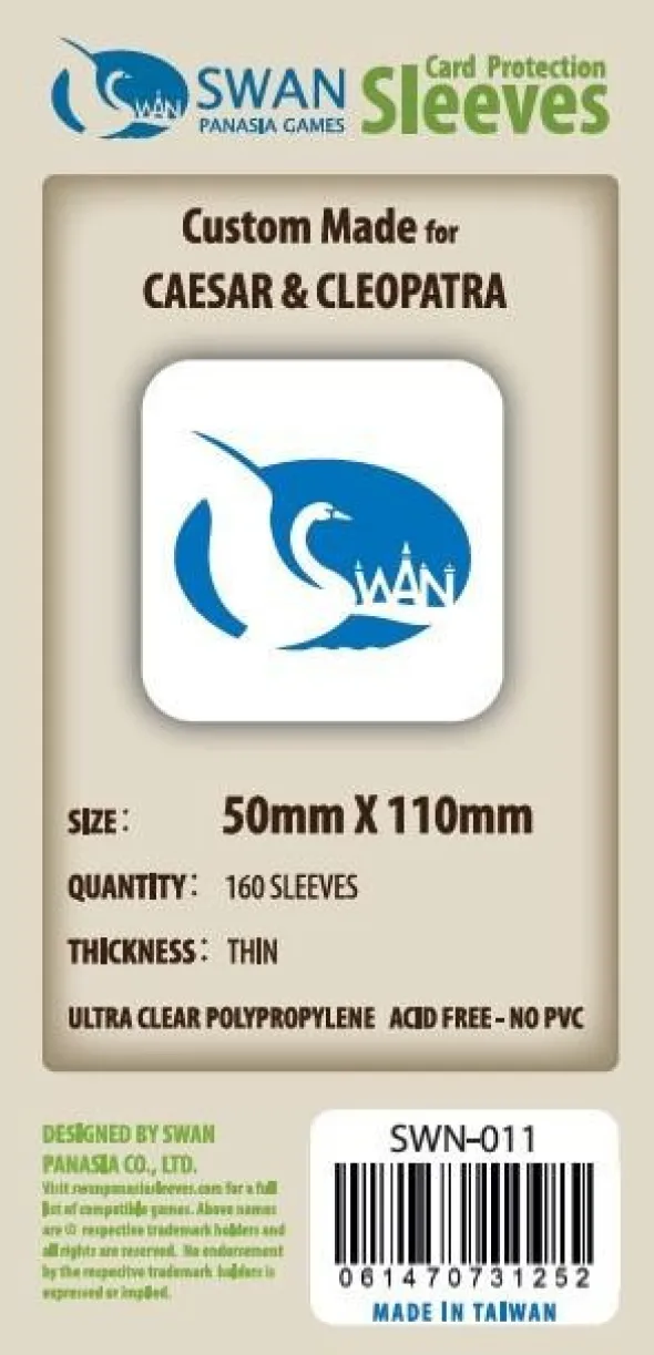 Swan Panasia - Card Sleeves Standard - 50x110mm - 160p