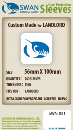Swan Panasia - Card Sleeves Standard - 56x100mm - 160p