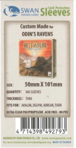Swan Panasia - Card Sleeves Standard - 50x101mm - 160p