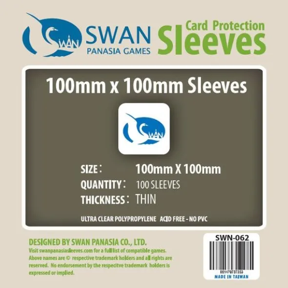 Swan Panasia - Card Sleeves Standard - 100x100mm - 100p