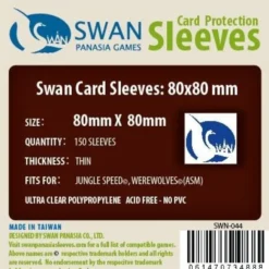 Swan Panasia - Card Sleeves Standard - 80x80mm - 150p