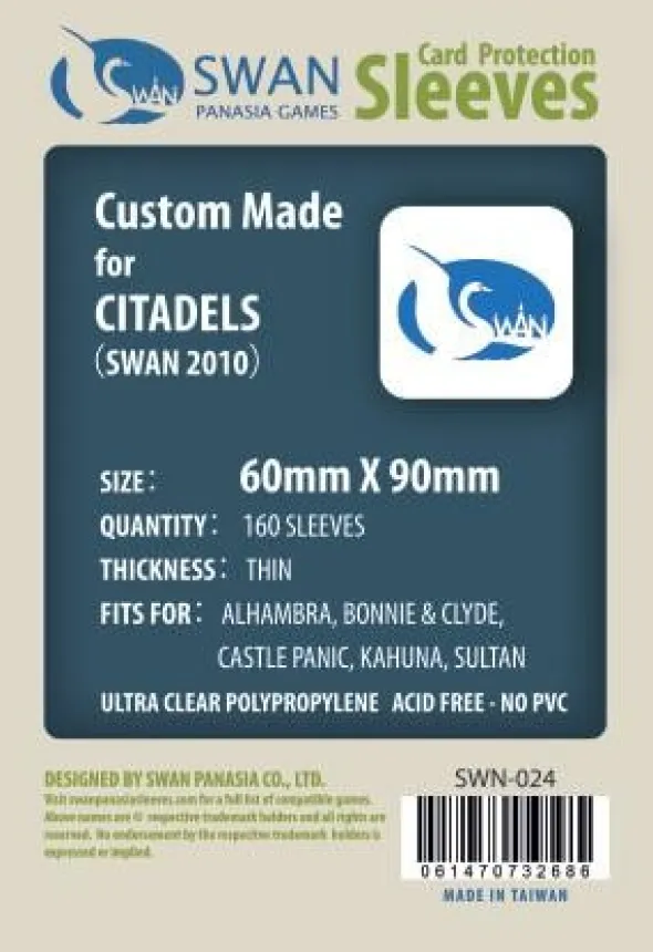 Swan Panasia - Card Sleeves Standard - 60x90mm - 160p