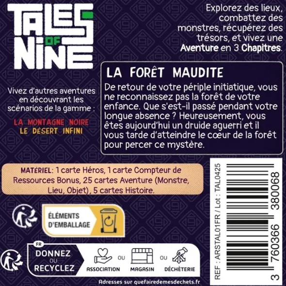 Tales of Nine 2 : La Forêt Maudite