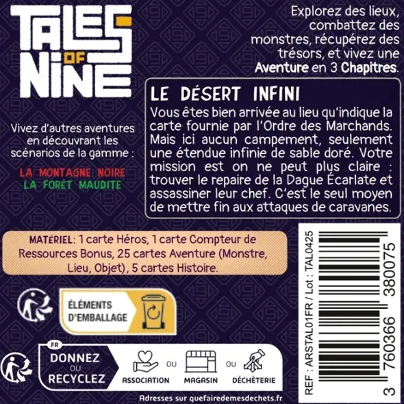 Tales of Nine 3 : Le Désert Infini