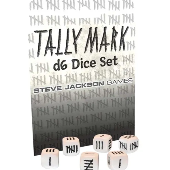 Tally Mark D6 Dice Set