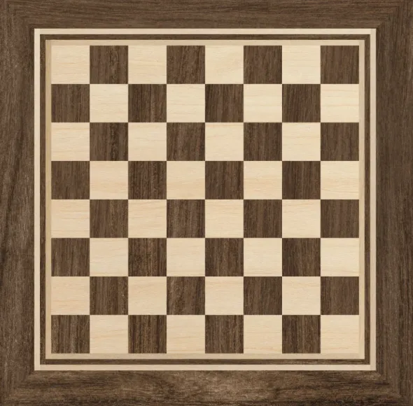 Tapis d'Echecs de 40 cm et ses Pions