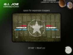 Tapis de jeu compatible avec G.I. JOE Deck-Building Game