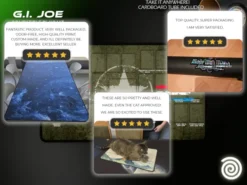 Tapis de jeu compatible avec G.I. JOE Deck-Building Game