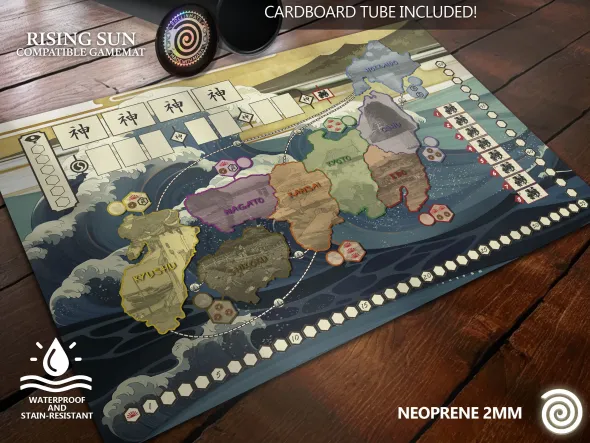 Tapis de jeu compatible avec Rising Sun