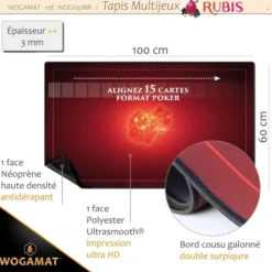 Tapis Multijeux Taille 2 : Rubis