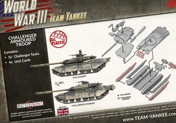 Team Yankee - Challenger Armoured Troop