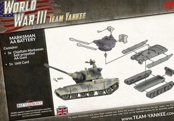 Team Yankee - MarksMan AA Battery