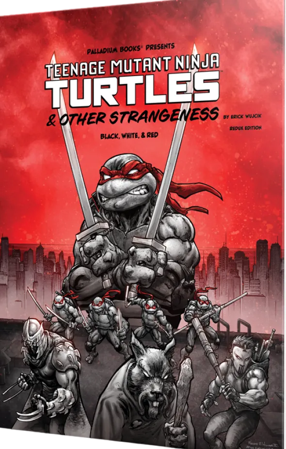 Teenage Mutant Ninja Turtles & Other Strangeness - Redux Edition - Black White & Red