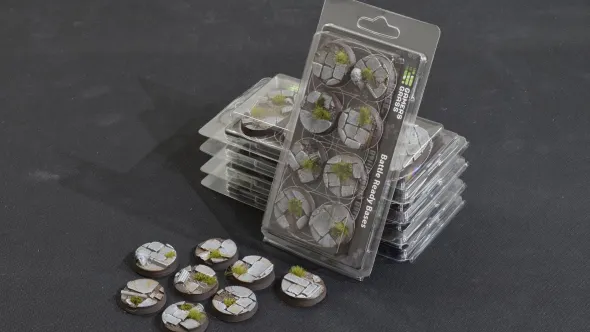 Temple Bases, Round 32mm (x8)