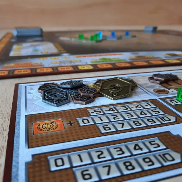 Terraforming Mars - Ensemble de pièces en métal compatibles