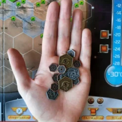 Terraforming Mars - Ensemble de pièces en métal compatibles