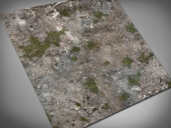 Terrain Mat Mousepad - Medieval Ruins - 120x120