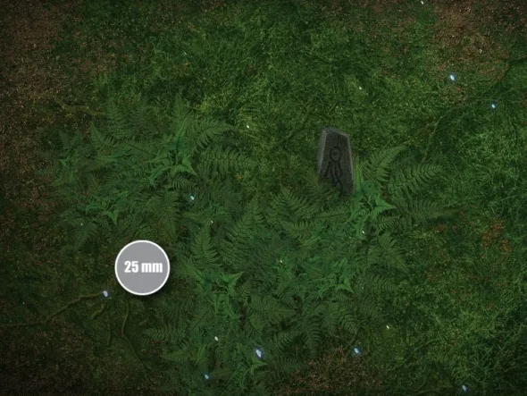 Terrain Mat Mousepad - Mythos Grove - 90x90