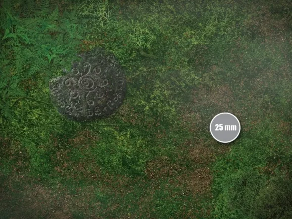 Terrain Mat Mousepad - Mythos Grove - 90x90