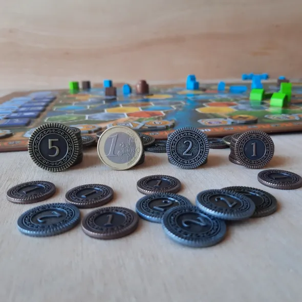Terra Mystica / Age of Innovation - Ensemble de pièces en métal compatibles