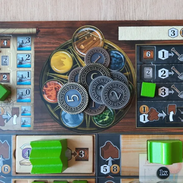 Terra Mystica / Age of Innovation - Ensemble de pièces en métal compatibles