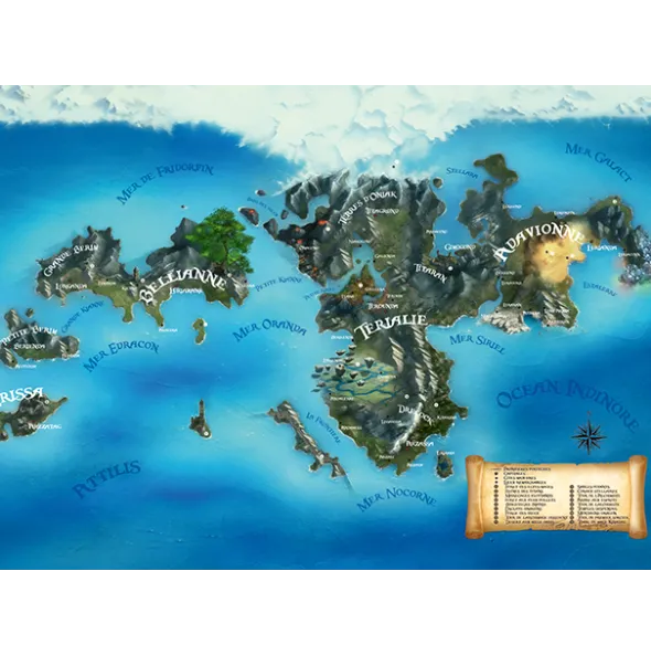 Terres Dragons - Plan des Terres-Dragons