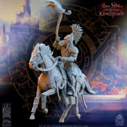 The Beholder Miniatures - Elfes - Commandement Cavalerie Légère