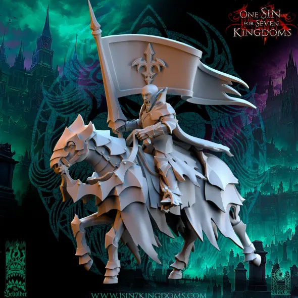 The Beholder Miniatures - Legion des Morts - Commandement Chevaliers Vampires