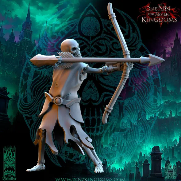 The Beholder Miniatures - Legion des Morts - Archeers Squelettes