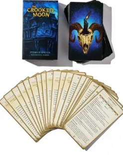 The Crooked Moon - Items & Spells Reference Card Deck
