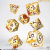 The Lord of the Rings: Rohan Dice Set Whitefall Radiance