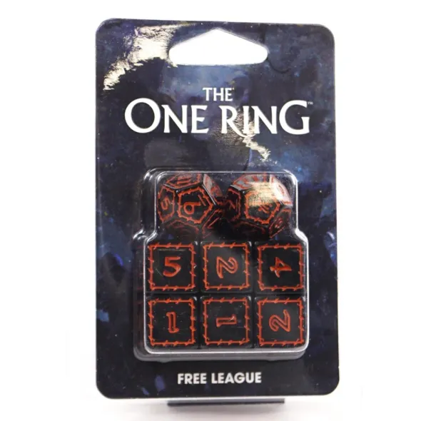 The One Ring - Black Dice Set